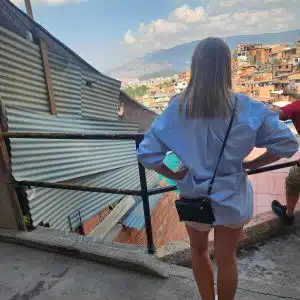 Things to do in Medellin – panoramic view over the hillside neighborhoods of Comuna 13
