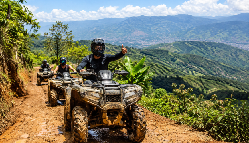 ATV tour near Medellin