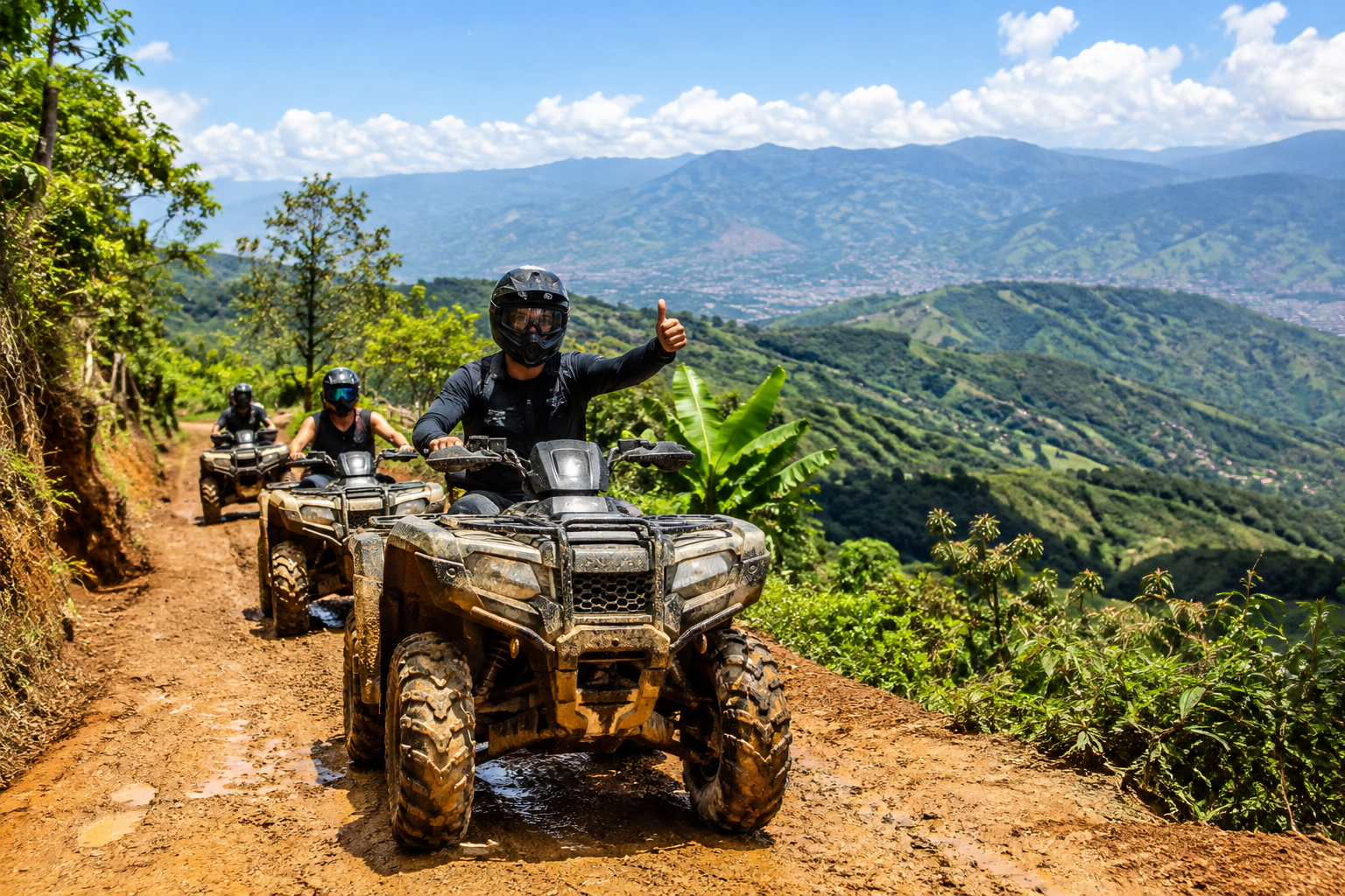 ATV tour near Medellin